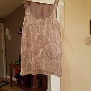 Sequin tank top